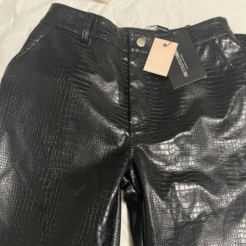 Pretty little thing black pants .